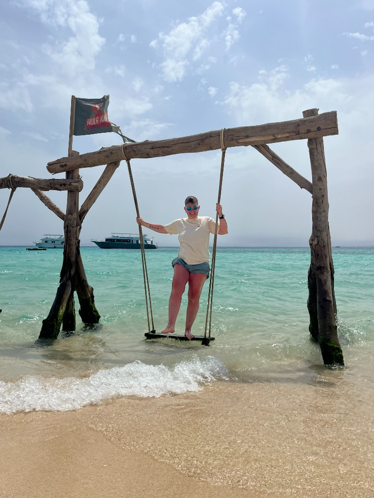 Schaukel im Wasser