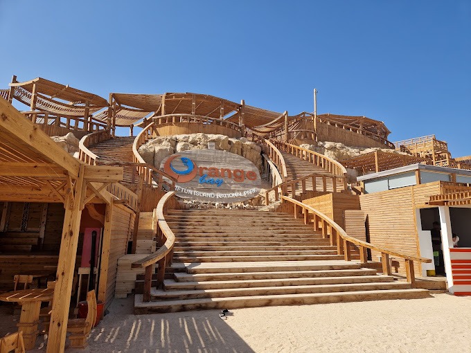 Orange Bay Treppen